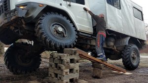 Тест на диагонали-УРАЛ НЕКСТ,СОБОЛЬ ФЕРМЕР 4×4,УАЗ ПАТРИОТ.