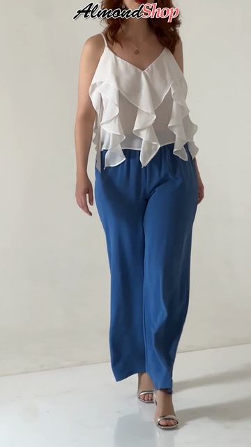 Брюки палаццо на резинке бренда Almodshop.ru!17 лет производства одежды размера плюс