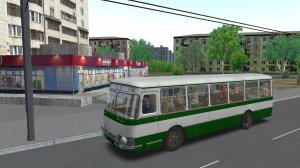 300-е ВИДЕО!!! Поездка на ЛиАЗ-677 по маршруту №23 по карте Тверь 3.0