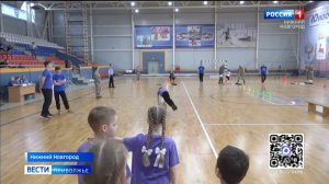 Ученики начальных классов соревновались в спортивно-военной игре "Нижегородская Зарничка"