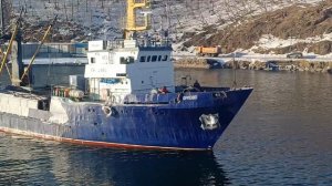 Стр Орлово Зашел в морской порт На Камчатке