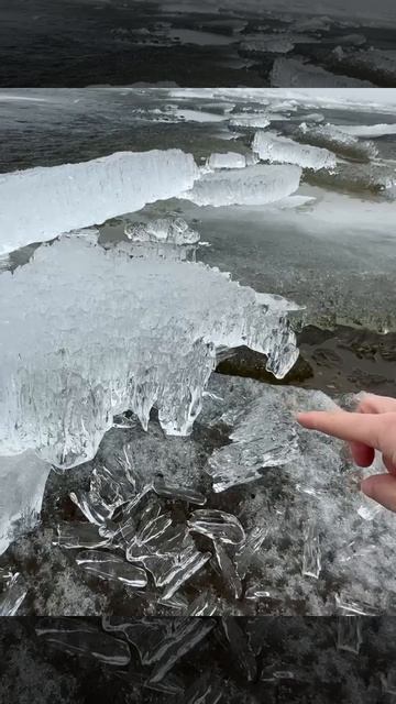 Шуга на Волге