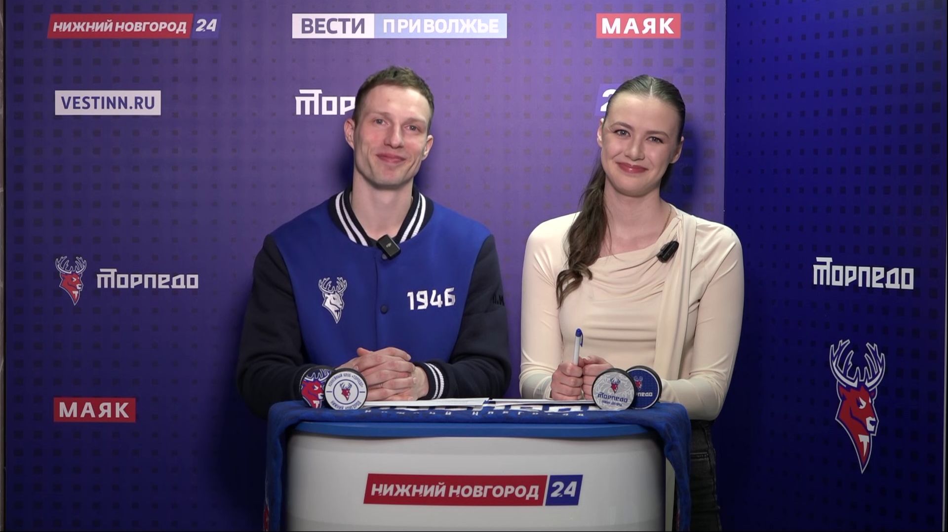 Студия «Нижний Новгород 24»: Хайлайты и итоги матча плей-офф «Торпедо» - «Металлург» (13.04.2026)