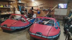 PIONEER 622 по разливу реки Поля.. крыло разгрузки из ПНД