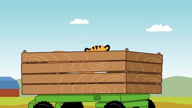 Синий трактор