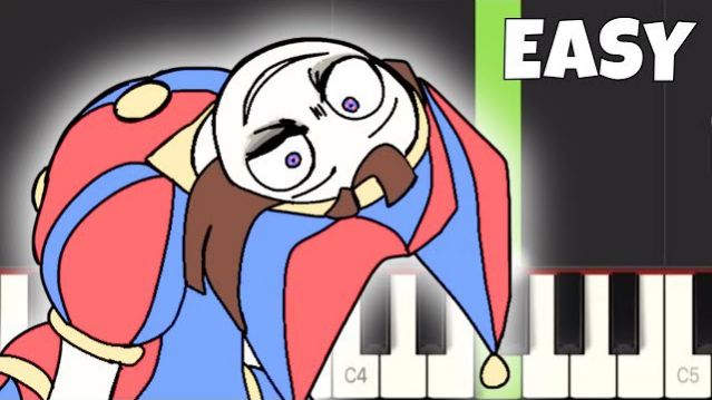 ПОМНИ В АБСТРАКТНОМ ВИДЕ  ЛЁГКИЙ УРОК ИГРЫ НА ПИАНИНО МУЗЫКА УДИВИТЕЛЬНЫЙ ЦИФРОВОЙ ЦИРК