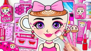 🌸Бумажный DIY🌸 ИТАЛЬЯНСКИЙ БРЕЙНРОТ Балерина Капучина Уход за кожей + Макияж + Ногти Распаковка!