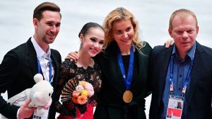 Аделия Петросян и Пётр Гуменник. Алина Загитова и Этери Тутберидзе.