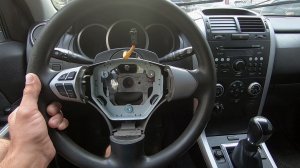 Снятие руля Suzuki Grand Vitara