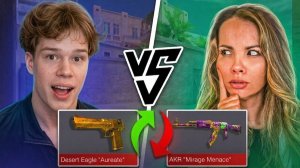 🐱КОТЯ РЕШИЛА ПОМЕНЯТЬСЯ СКИНАМИ СО МНОЙ? ОТДАЛ ЛИ Я ВСЕ СКИНЫ КОТЕ В STANDOFF 2?😱