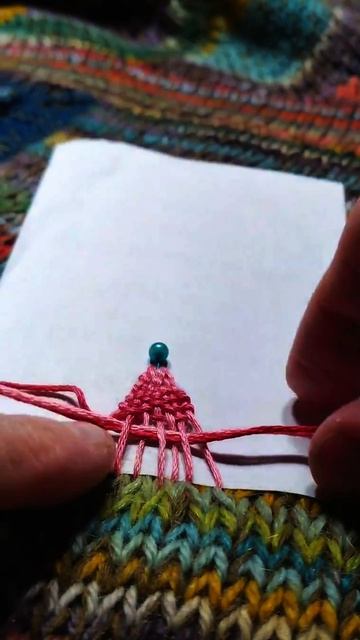 вышивка цветок 2