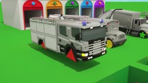 Мультики для детей - Колёса на автобусе — детские футбольные мячи и школьный автобус — детские песни