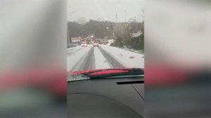 Ледяная каша, гололед и сугробы: появились кадры последствий града в Сочи.