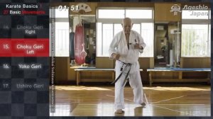 Karate 27 Basic Movements ｜ Okinawan Karate ｜ Every day Karate at Home ｜ Ageshio Japan