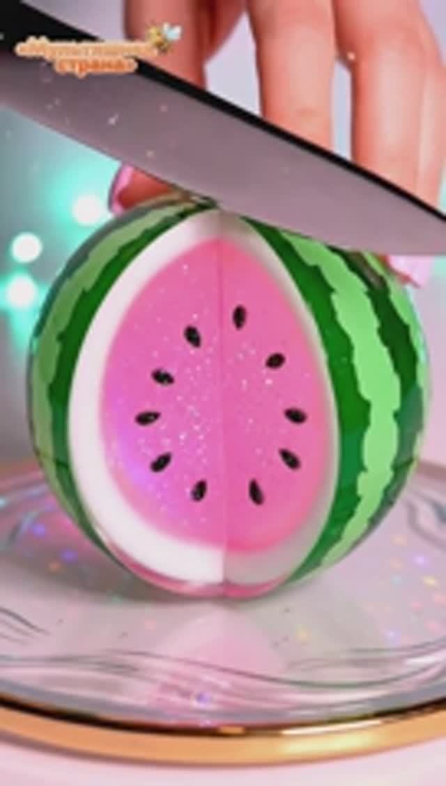 Красивый стеклянный АСМР. ии-анимация.