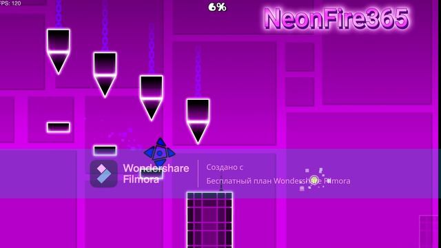 Geometry Dash 1 - 10 уровень