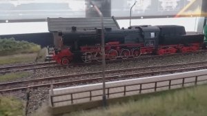 Выставка "Железнодорожная модель 2026", день второй, движение составов.