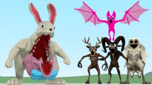 Я НАШЕЛ БОССА ЗЛОГО ПАСХАЛЬНОГО КРОЛИКА В ROBLOX 99 НОЧЕЙ В ЛЕСУ В Garry's Mod