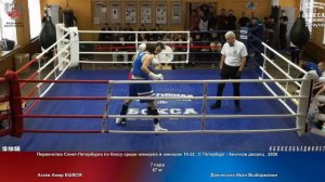 7 67 кг Агаев Амир КШВСМ Долинский Иван Выборжанин