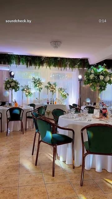 Очень нежная получилась свадьба в ресторане Дача , Минск , Семково на территории базы Олимпиец