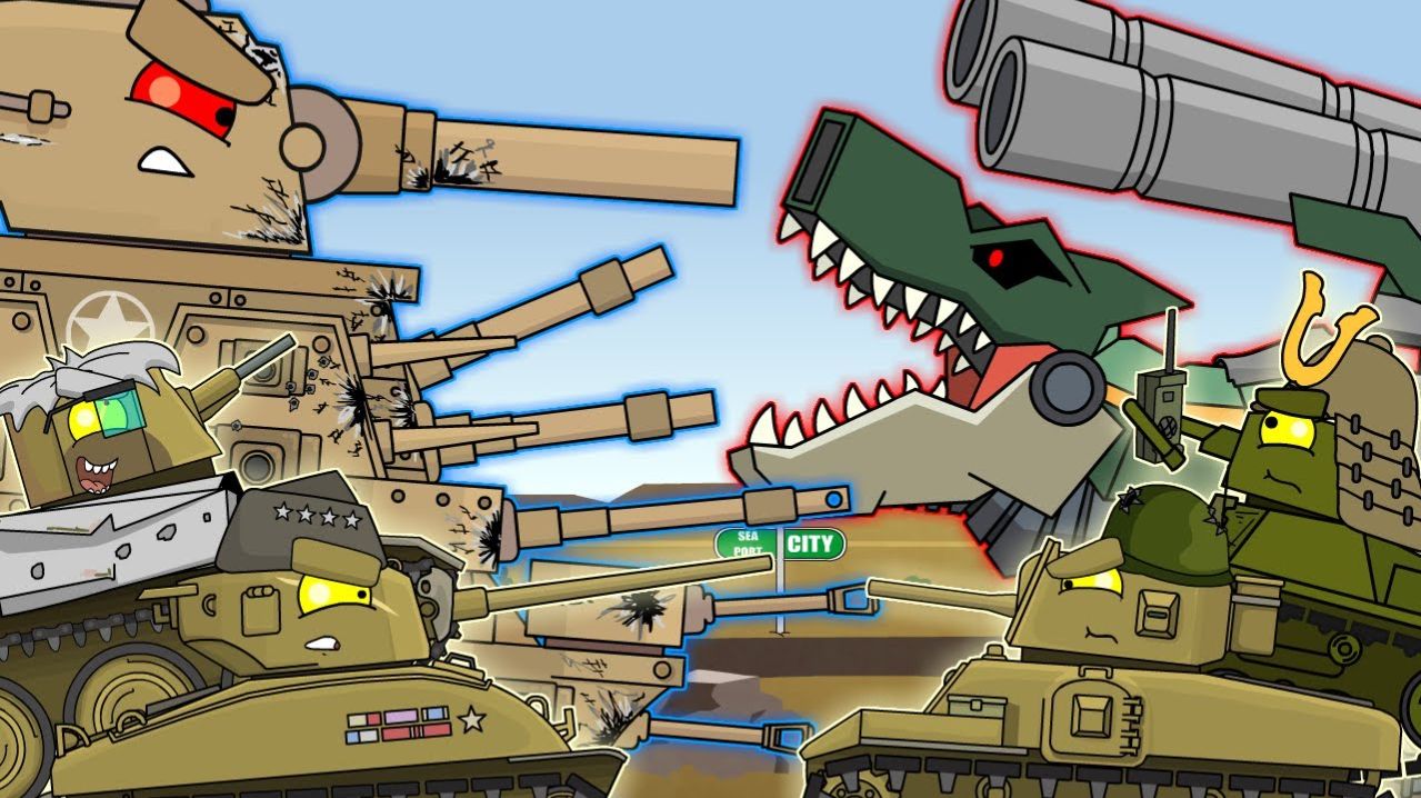 3 СЕЗОН  Гражданская война в США + бонусная концовка - Мультики про танки