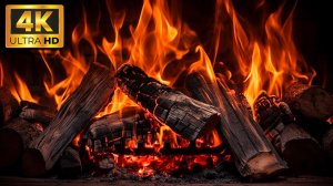 КОСТЕР КАМИН 4K | РАССЛАБЛЯЮЩИЙ РЕЛАКС ГОРЯЩИЙ КАМИН