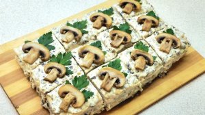 Пирожные...с грибами! Совсем не десерт,а нежная закуска!