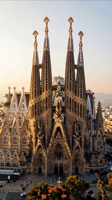 Саграда Фамилия: Архитектурное чудо Барселоны #СаградаФамилия #Барселона #архитектура