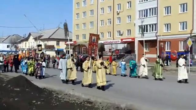 Ишим 2010. Крестный ход на Пасху.