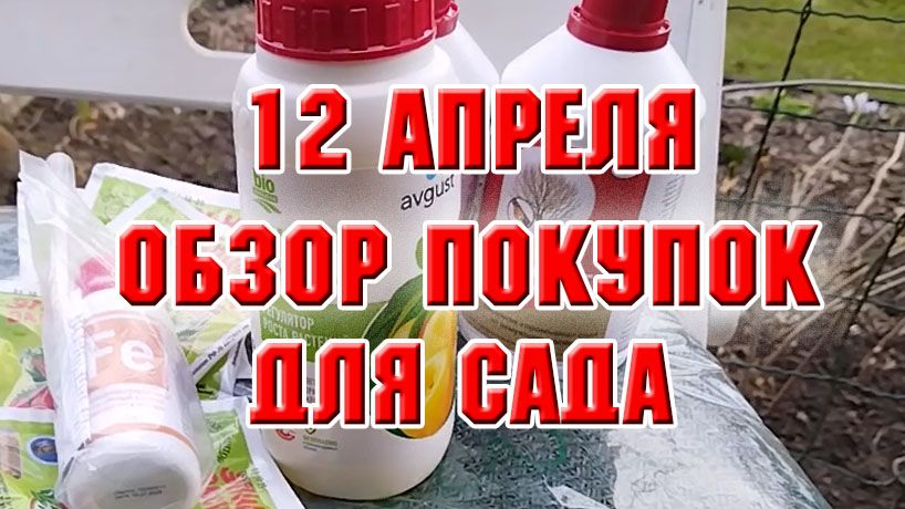 12 апреля. Обзор покупок для сада