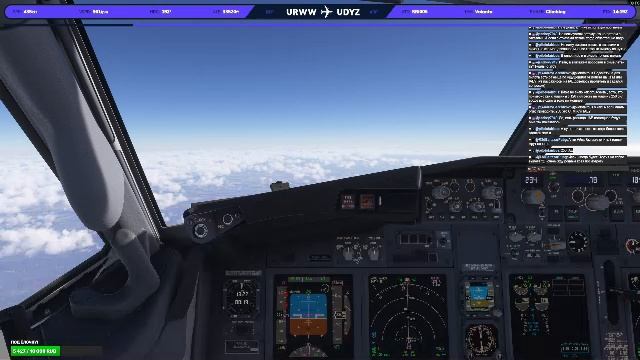 MSFS2024, PMDG 738, GSX, Vatsim, SBI005, Volgograd(URWW) - Yerevan(UDYZ)