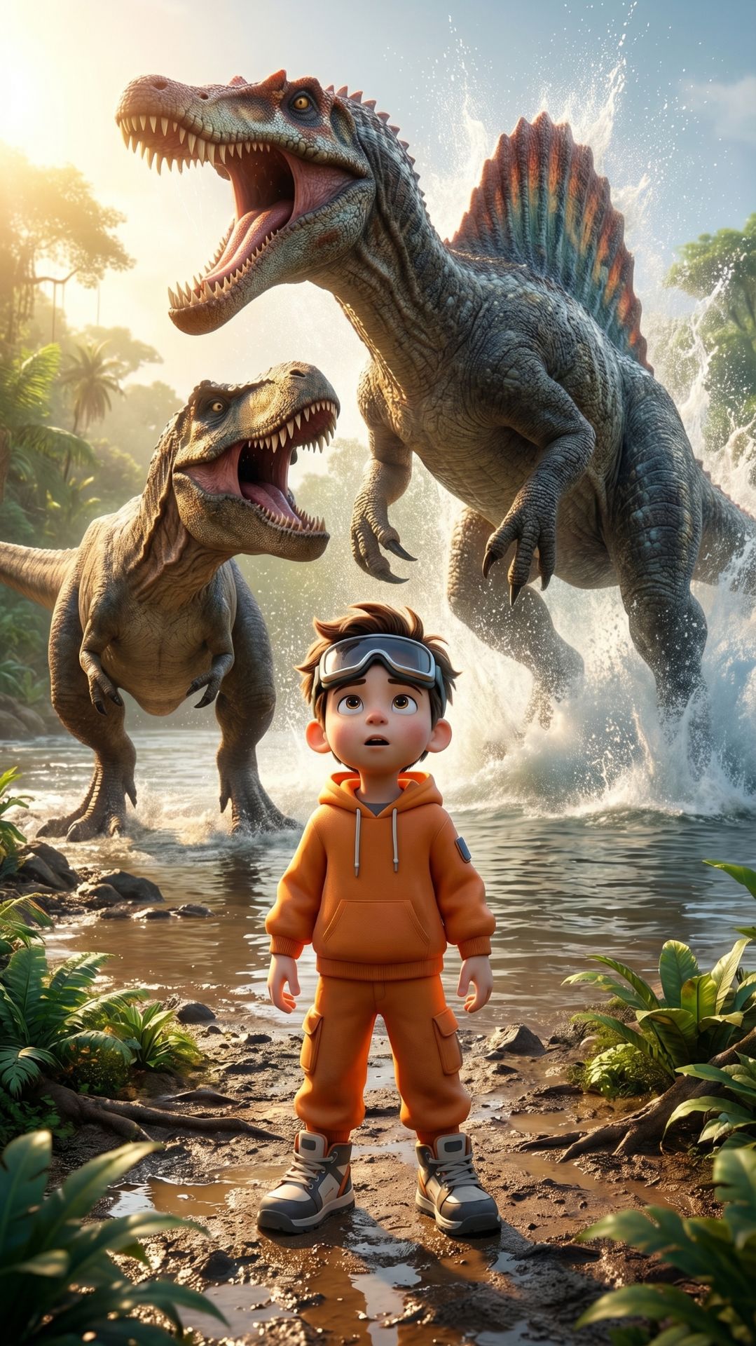 🦖 Кто на самом деле король? СПИНОЗАВР против Ти-Рекса! #спинозавр #тирекс #динозавры