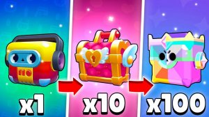 КАЖДАЯ ПОБЕДА ПРОКАЧИВАЕТ МОЙ ЯЩИК В БРАВЛ СТАРС!😨