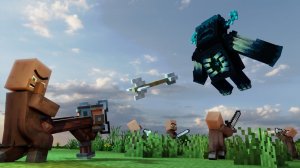 ЗАЩИТНИКИ ДЕРЕВНИ ПРОТИВ СТРАЖА - Майнкрафт Мультики