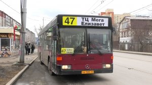 Автобус Mercedes-Benz O405N2 № КР 505 66 маршрут 47 на остановке "Волгоградская"