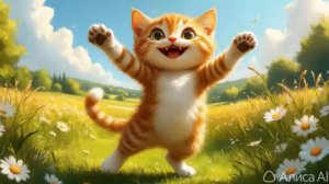 Мультик для детей . Танец животных под веселую песню