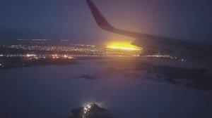 Пролёт над Новосибирском и посадка в Толмачёво (2023)