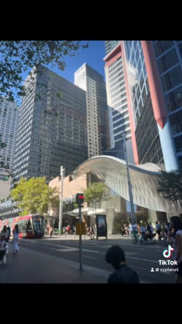 Сидней - центр города в солнечный ден