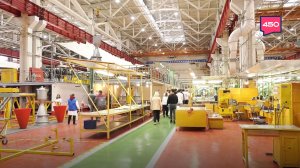 Экскурсия для школьников на самарском двигателестроительном заводе. "Неделя без турникетов"