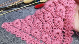 ✨ Необычная шаль крючком ✨