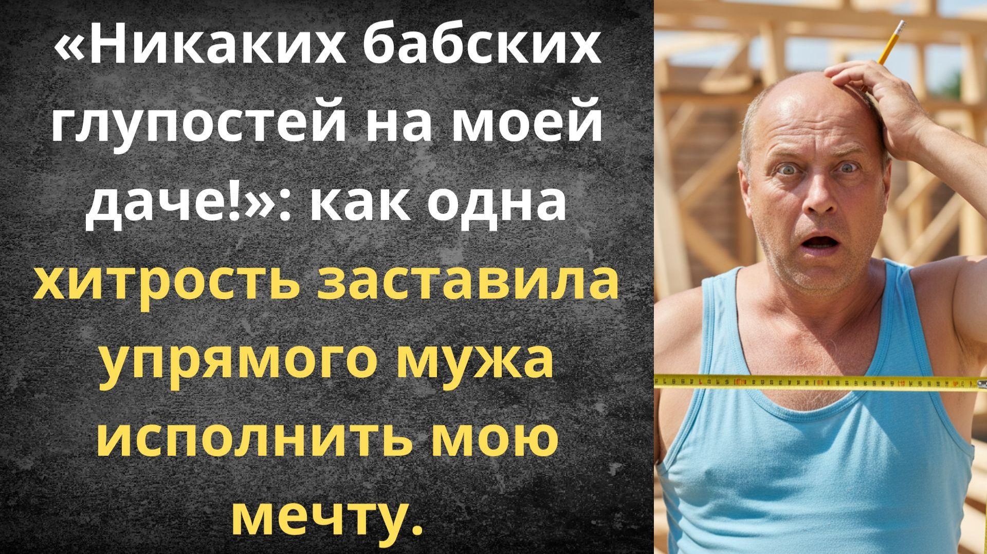 Как незаметно управлять упрямым мужем | Истории из жизни