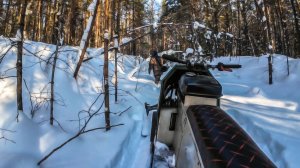 К избе сквозь снег и жизнь. Первая ночёвка с сыном в избе. Необычная изба в глуши!