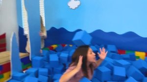 Jump Through Shapes into Giant FOAM PIT!