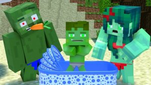 Лучшая история любви в Майнкрафт анимации "Жизнь Зоммы и Зомбо" # 2. Майнкрафт Мультик