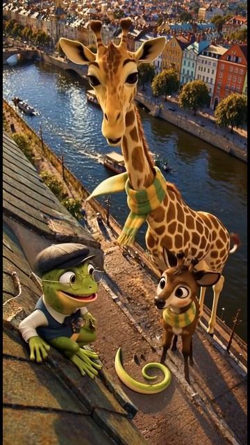 Ящерка и хвост