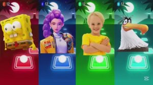 ГУБКА БОБ против ВЛАДА и НИКИ: Битва с Энгри Бердс 🍍 МУЛЬТИК для детей СУПЕР ГЕРОИ ⚡