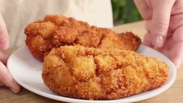 ЗАБУДЬТЕ ПРО КФС! Самая сочная курица в панировке Панко с двойным сырным соусом 🧀