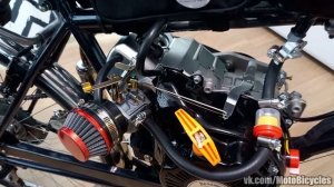 Новый 4т Веломотор 156F Нюансы установки