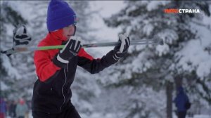 Олимпийский чемпион Никита Крюков провел мастер-класс по лыжным гонкам в рамках «Газпром-детям»