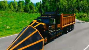 Полицейская машина, скорая помощь, автовоз и Человек-паук